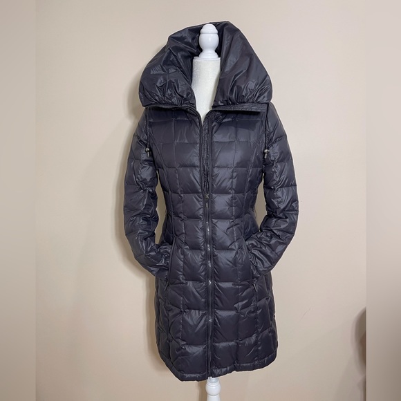 NWOT Laundry By Shelli Segal High Collar Down Fill Puffer Coat - Picture 1 of 16